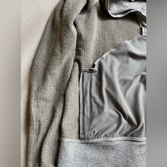 Lululemon Engineered Warmth Graphite Grey 1/2 Zip Pullover & Joggers Set Size 8 - Picture 7 of 14